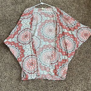 Entro, Small, coral printed kimono